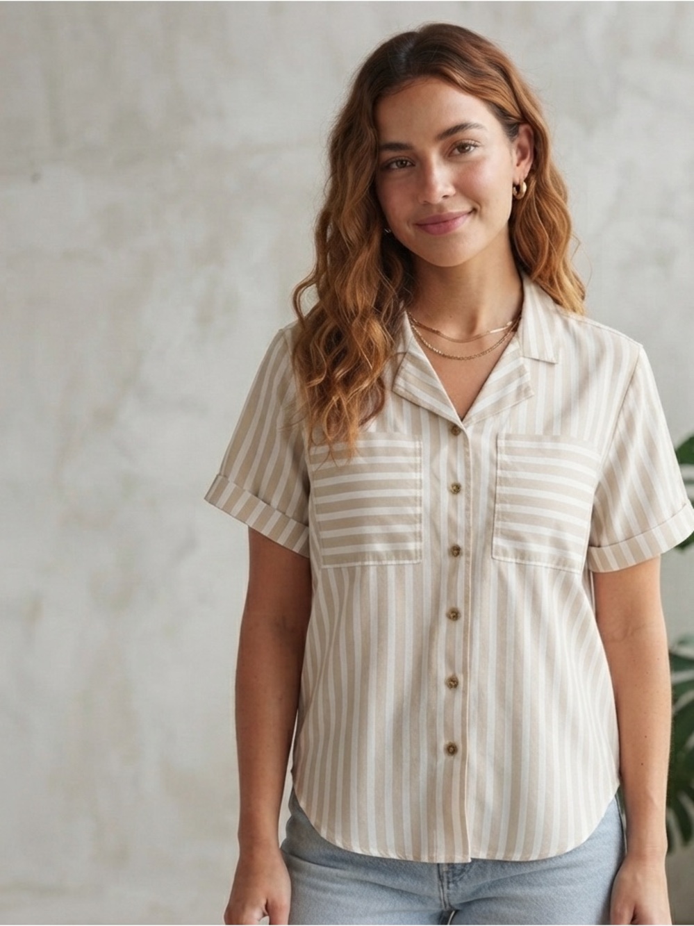 🆕Members Mark Women’s Button Up Shirt